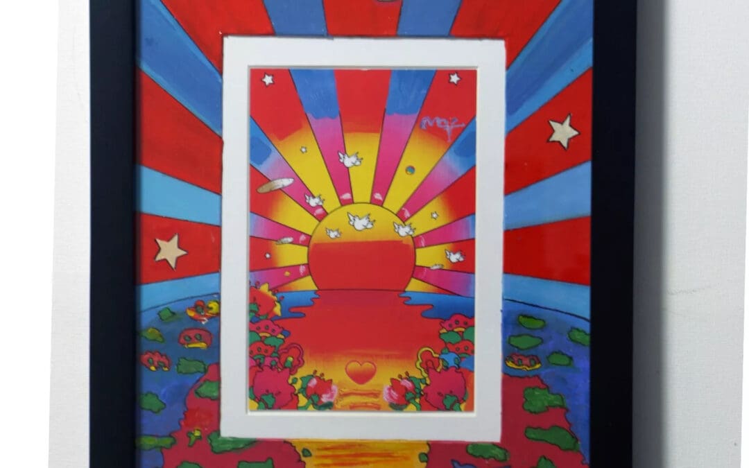 New Peter Max Artwork “Sunrise”